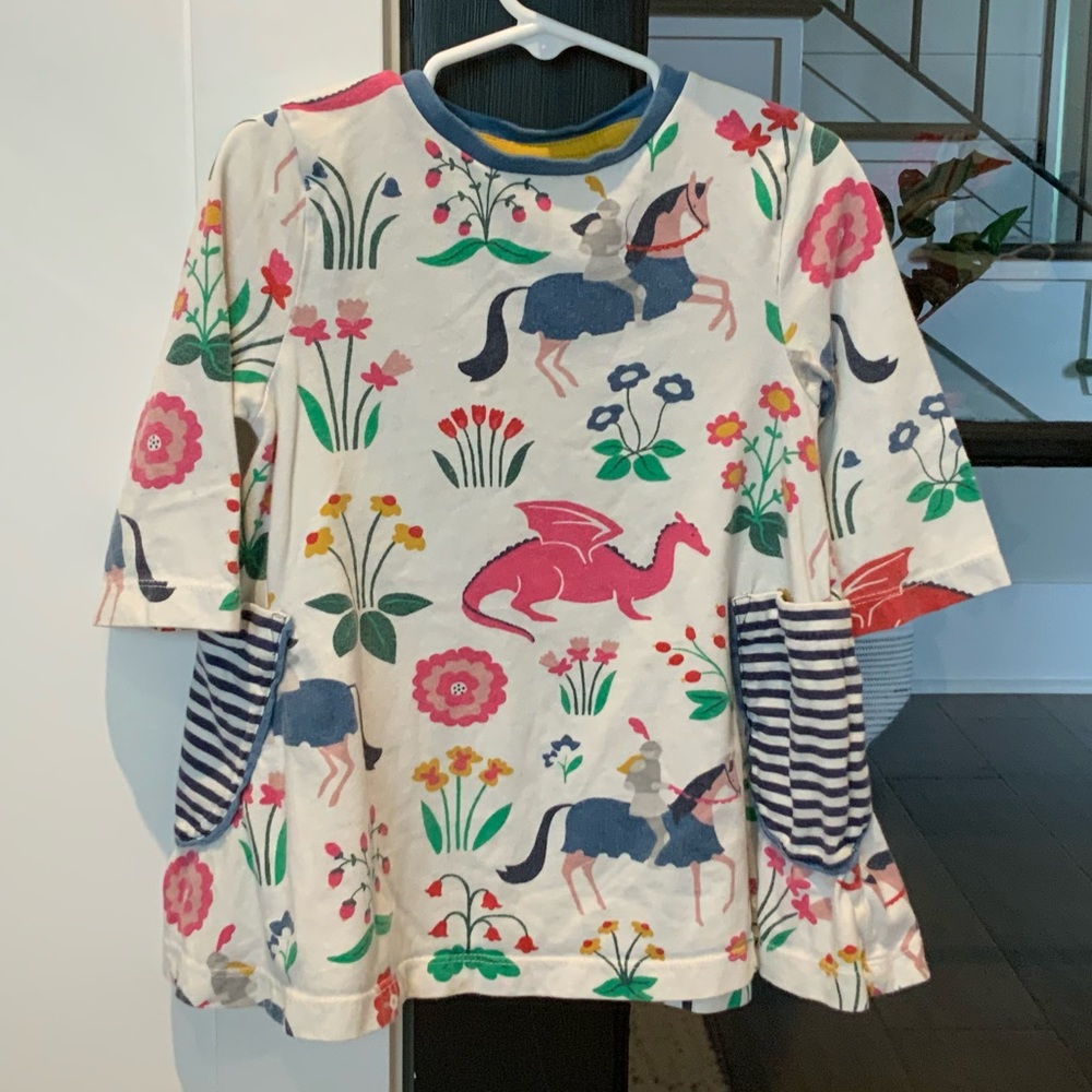 Mini Boden Knights and Dragons dress